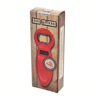 Otvárač fliaš UH s počítadlom červený 5x15 cm