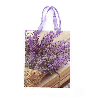 Taška dárková levandule 18x10x23 cm