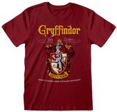 Pánské tričko Harry Potter: Gryffindor - Nebelvír znak (S) hnědá bavlna