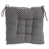 Podsedák na židli šedý srdce 40x40x4 cm