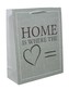 Taška dárková HOME IS.. 26x10x32 cm