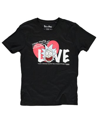 Pánské tričko Rick and Morty: Break The Cycle Morty (L) černé bavlna