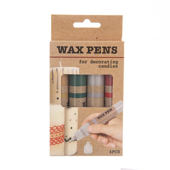 Voskové tužky na dekorování svíček 4 ks