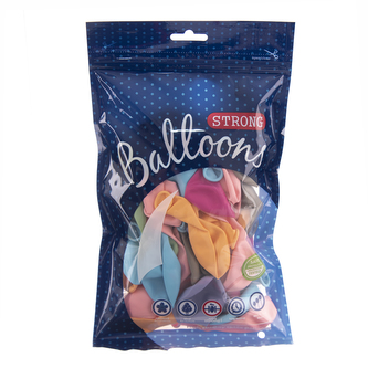 Balónek latex pastel mix 50 ks 23 cm