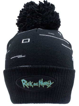 Úpletová zimní čepice Rick And Morty: Pixel Print (univerzální)