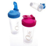 Shaker láhev na sport růžová/modrá UH 750 ml