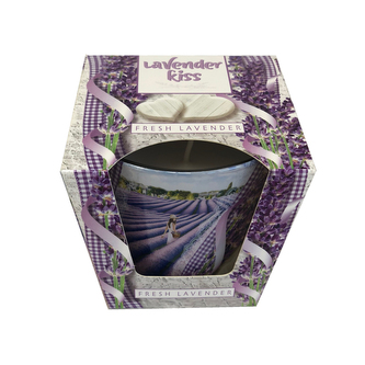 Svíčka sklo s vůní Fresh Lavender 115 g
