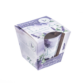 Svíčka sklo s vůní Lavender/Mint 115 g 9x9x9 cm