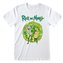 Pánské tričko Rick And Morty: Portal (2XL) bílé bavlna