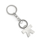 Klíčenka kov/kamínky holčička otvírák lahví 10 cm
