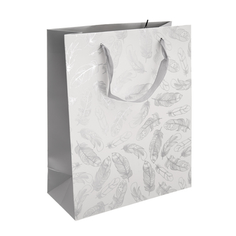 Taška dárková peříčka 26x12x32 cm