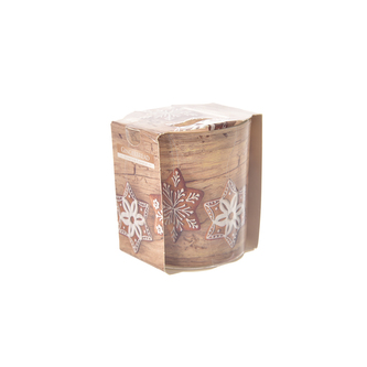 Svíčka sklo s vůní Gingerbread 100 g 7x7x8 cm
