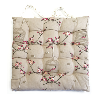 Podsedák na židli ptáček 40x40 cm