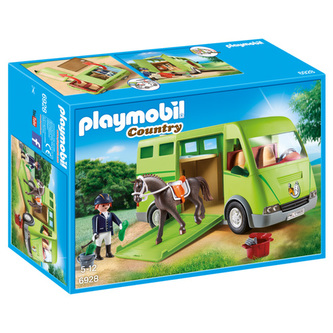 Kamión pro přepravu koně Playmobil, Jezdecký dvůr, 40 dílků