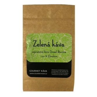 Káva zelená 1kg zrnková (Brazil Santos)