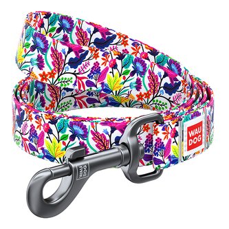 Vodítko nylonové Waudog Magické květy (122cm/2,0cm)
