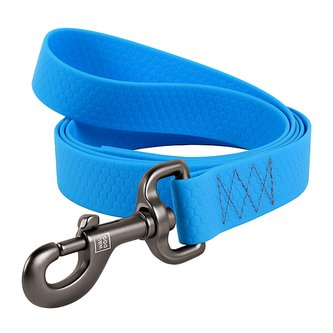 Vodítko voděodolné Waudog Collartex modré (183cm/2,5cm)
