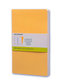 Moleskine: Volant zápisníky čisté světle žluté L