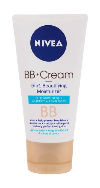 Nivea BB Cream BB krém 5in1 Beautifying Moisturizer 50 ml pro ženy