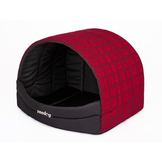 Kukaň pro psa Reedog Red Strips-S