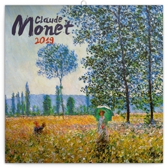 Kalendář poznámkový 2019 - Claude Monet, 30 x 30 cm