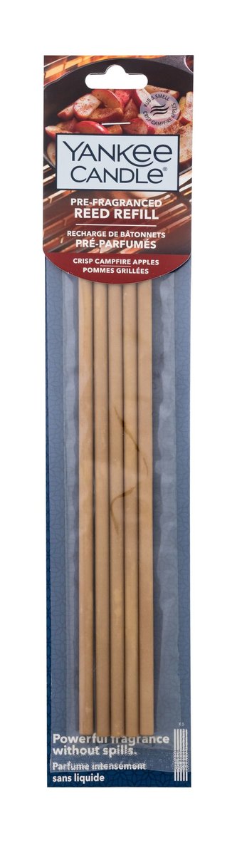 YANKEE CANDLE Pre-Fragranced Crisp Campfire Apples voňavé tyčinky náplň 5 stébel