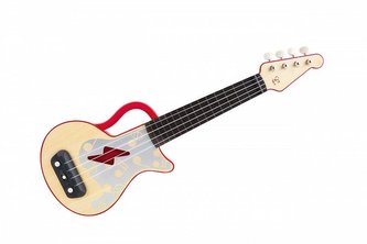 Hape Uč se pomocí světel - Ukulele červené