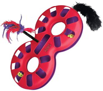 Kong Eight Track hračka pro kočky kolotoč 45x25cm Kong Eight Track hračka pro kočky kolotoč 45x25cm