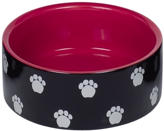 Nobby keramická miska PATA černo-červená 12,0 x 4,5 cm / 0,25 l