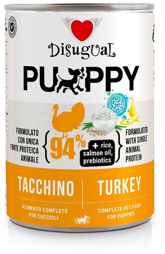 Disugual Dog Single Protein Puppy Morka konzerva 400g