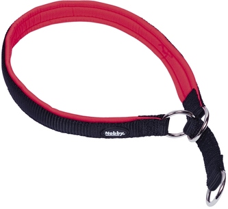 Nobby CLASSIC PRENO polostahovací obojek polstrovaný červená S 35-40cm
