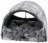 Nobby CITRA plyšový domeček fleky šedá 44x37x36cm