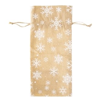 Zatahovací sáček na víno VLOČKY 31x14,5 cm