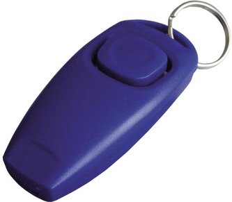Nobby 2v1 tréninkový klikr s píšťalkou 7 x 3,5 cm 1 ks Nobby 2v1 tréninkový klikr s píšťalkou 7 x 3,5 cm 1 ks