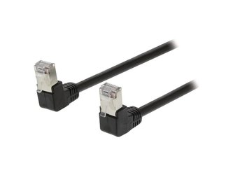Kabel UTP 1x RJ45 - 1x RJ45 Cat5e 2m BLACK VALUELINE VLCP85127B20