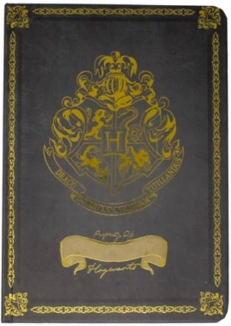 Poznámkový A5 blok Harry Potter: Zlatý znak Bradavic (14,8 x 21 cm)