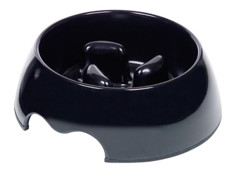 Nobby melaminová protihltací miska černá 400ml