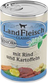 Landfleisch Dog Classic Senior hovädzie so zemiakmi 400g