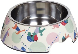 Nobby nerez miska v pouzdře s pejsky 700ml Nobby nerez miska v pouzdře s pejsky 700ml