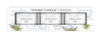 YANKEE CANDLE Soft Blanket svíčka votivní sada 3ks 37g