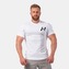 Pánské tričko Vertical Logo White - NEBBIA - Velikost XL