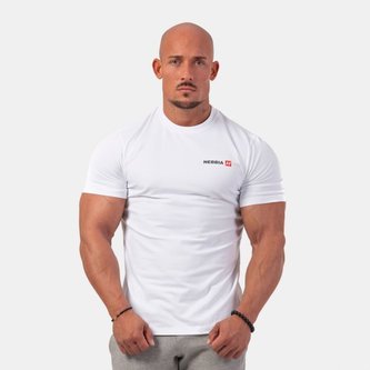 Pánské tričko Minimalist Logo White - NEBBIA - Velikost M