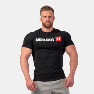 Pánské tričko Red “N“ Black - NEBBIA - Velikost XL