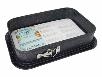 Plech na pečenie 35x24x8, 5 cm nepriľnavý povrch TR-K35M