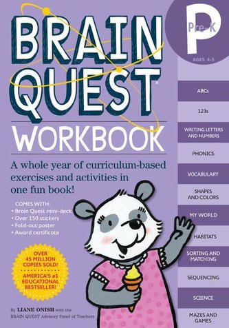 Brain Quest Workbook: Pre-K [With Stickers]