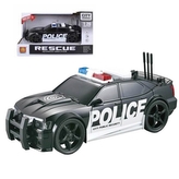 Policajné auto na zotrvačník, svetlo zvuk