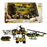 Vojenská sada s vojáky a dopravními prostředky