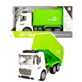 Popelářské auto se světlem a zvukem- pull&back