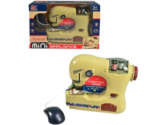 Šijací stroj na batérie, so svetlom, 33,4 x 10 x 24 cm