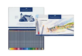 Aquarelové pastelky Goldfaber set 36 ks farebné